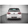 Maxton - Lames De Pare-Chocs Arrière Latérales V.3 Volkswagen Golf R Mk7 Noir Brillant