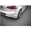 Maxton - Lames De Pare-Chocs Arrière Latérales V.3 Volkswagen Golf R Mk7 Noir Brillant