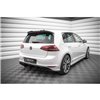 Maxton - Street Pro Central Diffuseur Arriere Volkswagen Golf R Mk7 Noir
