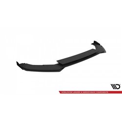Maxton - Street Pro Lame Du Pare-Chocs Avant V.1 Volkswagen Golf R Mk7 Noir + Rabats Brillant 