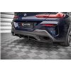 Maxton - Arriere Lame (avec une barre verticale) BMW 8 Gran Coupe M-Pack G16 Noir Brillant
