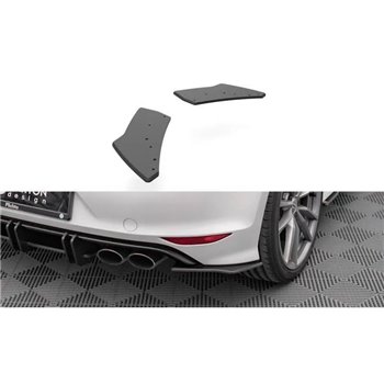 Maxton - Street Pro Lame Du Pare Chocs Arriere Volkswagen Golf R Mk7 Noir-Rouge