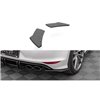 Maxton - Street Pro Lame Du Pare Chocs Arriere Volkswagen Golf R Mk7 Noir-Rouge