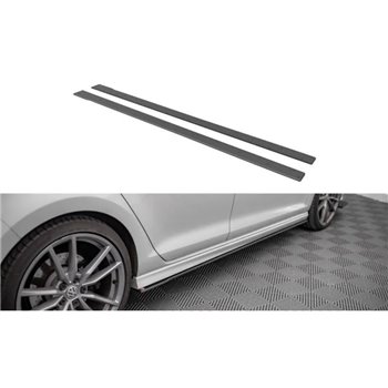 Maxton - Street Pro Rajouts Des Bas De Caisse Volkswagen Golf R Mk7 Noir