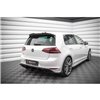 Maxton - Street Pro Lame Du Pare Chocs Arriere Volkswagen Golf R Mk7 Noir + Rabats Brillant 
