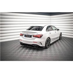 Maxton - Le prolongement de la lunette arrière Mercedes A AMG-Line / A35 Sedan V177 Noir Brillant