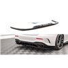 Maxton - Arriere Splitter (avec une barre verticale) V.1 Mercedes A 35 AMG Sedan V177 Noir Brillant