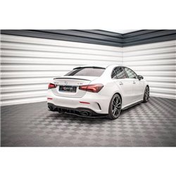 Maxton - Arriere Lame (avec une barre verticale) V.1 Mercedes A 35 AMG Sedan V177 Noir Brillant