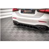 Maxton - Arriere Lame (avec une barre verticale) V.1 Mercedes A 35 AMG Sedan V177 Noir Brillant