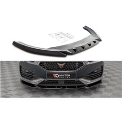 Maxton - Lame Du Pare-Chocs Avant V.3 Cupra Leon Mk1 Noir Brillant