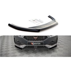 Maxton - Lame Du Pare-Chocs Avant V.2 Cupra Leon Mk1 Noir Brillant