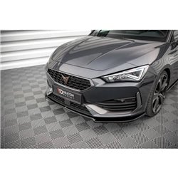 Maxton - Lame Du Pare-Chocs Avant V.2 Cupra Leon Mk1 Noir Brillant