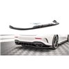 Maxton - Arriere Splitter (avec une barre verticale) V.2 Mercedes A 35 AMG Sedan V177 Noir Brillant