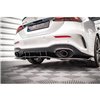 Maxton - Arriere Lame (avec une barre verticale) V.2 Mercedes A 35 AMG Sedan V177 Noir Brillant