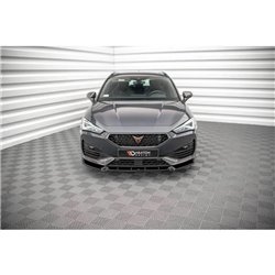 Maxton - Lame Du Pare-Chocs Avant V.1 Cupra Leon Mk1 Noir Brillant