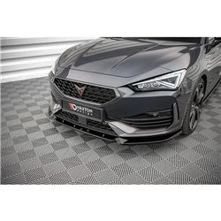 Maxton - Lame Du Pare-Chocs Avant V.1 Cupra Leon Mk1 Noir Brillant