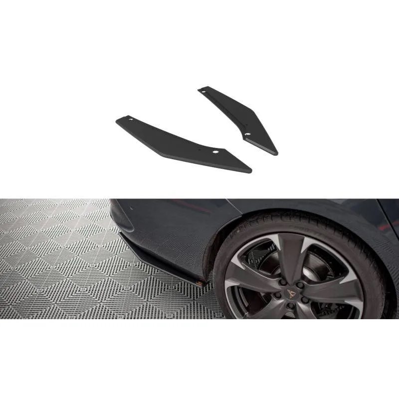 Maxton - Street Pro Lame Du Pare Chocs Arriere Cupra Leon ST Mk1 Noir-Rouge