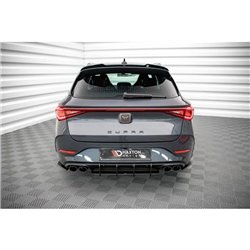 Maxton - Street Pro Lame Du Pare Chocs Arriere Cupra Leon ST Mk1 Noir-Rouge