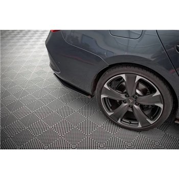 Maxton - Street Pro Lame Du Pare Chocs Arriere Cupra Leon ST Mk1 Noir-Rouge