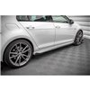 Maxton - Street Pro Rajouts Des Bas De Caisse Volkswagen Golf R Mk7 Noir + Rabats Brillant 