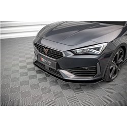 Maxton - Street Pro Lame Du Pare-Chocs Avant Cupra Leon Mk1 Noir-Rouge