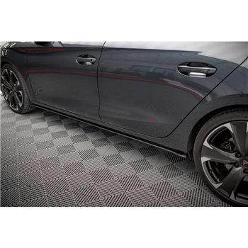 Maxton - Street Pro Rajouts Des Bas De Caisse Cupra Leon ST / Hatchback Mk1 / Mk1 Facelift Noir