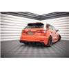 Maxton - Rajout Du Pare-Chocs Arriere V.2 Audi RS3 Sportback 8V Facelift Noir Brillant