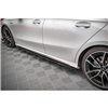 Maxton - Rajouts Des Bas De Caisse V.2 Mercedes A35 AMG / AMG-Line W177 Noir Brillant