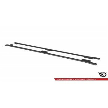 Maxton - Street Pro Rajouts Des Bas De Caisse Cupra Leon ST / Hatchback Mk1 / Mk1 Facelift Noir-Rouge