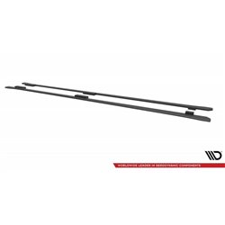 Maxton - Street Pro Rajouts Des Bas De Caisse Cupra Leon ST / Hatchback Mk1 / Mk1 Facelift Noir-Rouge