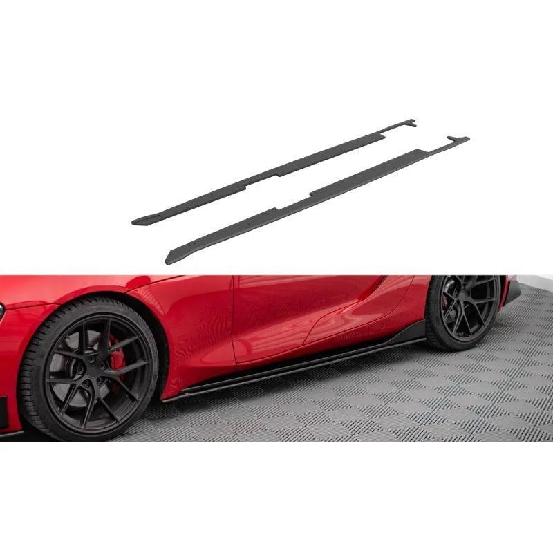 Maxton - Street Pro Rajouts Des Bas De Caisse Toyota Supra Mk5 Noir