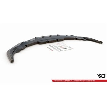 Maxton - Lame Du Pare-Chocs Avant V.4 Toyota Supra Mk5 Noir Brillant