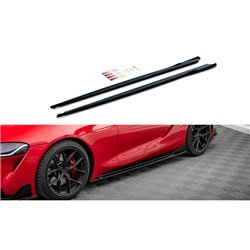 Maxton - Rajouts Des Bas De Caisse V.3 Toyota Supra Mk5 Noir Brillant