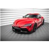 Maxton - Street Pro Lame Du Pare-Chocs Avant Toyota Supra Mk5 Noir-Rouge