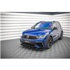 Maxton - Lame Du Pare-Chocs Avant V.3 Volkswagen Tiguan R / R-Line Mk2 Facelift Noir Brillant
