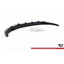 Maxton - Lame Du Pare-Chocs Avant V.3 Volkswagen Tiguan R / R-Line Mk2 Facelift Noir Brillant