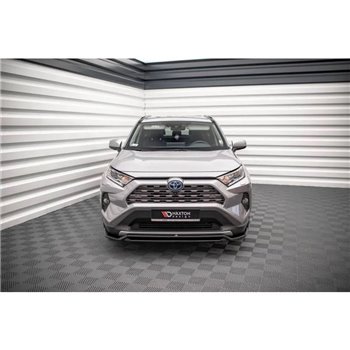 Maxton - Lame Du Pare-Chocs Avant Toyota RAV4 Mk5 Noir Brillant