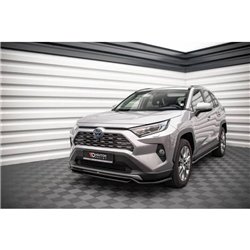 Maxton - Lame Du Pare-Chocs Avant Toyota RAV4 Mk5 Noir Brillant