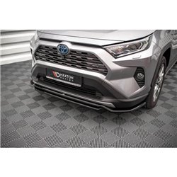Maxton - Lame Du Pare-Chocs Avant Toyota RAV4 Mk5 Noir Brillant