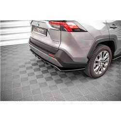 Maxton - Arriere Lame (avec une barre verticale) Toyota RAV4 Mk5 Noir Brillant