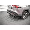 Maxton - Arriere Lame (avec une barre verticale) Toyota RAV4 Mk5 Noir Brillant