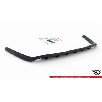 Maxton - Arriere Lame (avec une barre verticale) Toyota RAV4 Mk5 Noir Brillant
