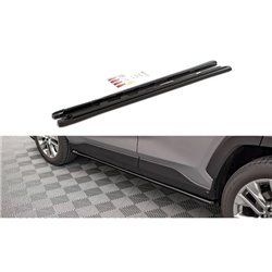 Maxton - Rajouts Des Bas De Caisse Toyota RAV4 Mk5 Noir Brillant