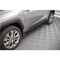 Maxton - Rajouts Des Bas De Caisse Toyota RAV4 Mk5 Noir Brillant