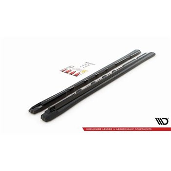 Maxton - Rajouts Des Bas De Caisse Toyota RAV4 Mk5 Noir Brillant