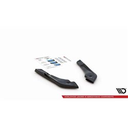 Maxton - Lames De Pare-Chocs Arrière Latérales V.3 Toyota Supra Mk5 Noir Brillant