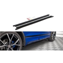 Maxton - Rajouts Des Bas De Caisse Volkswagen Tiguan R / R-Line Mk2 Facelift Noir Brillant