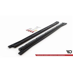 Maxton - Rajouts Des Bas De Caisse Volkswagen Tiguan R / R-Line Mk2 Facelift Noir Brillant