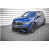 Maxton - Lame Du Pare-Chocs Avant V.2 Volkswagen Tiguan R / R-Line Mk2 Facelift Noir Brillant