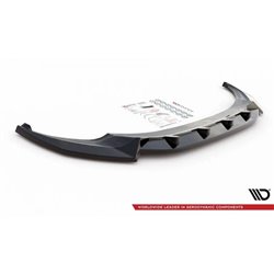 Maxton - Lame Du Pare-Chocs Avant V.2 Volkswagen Tiguan R / R-Line Mk2 Facelift Noir Brillant